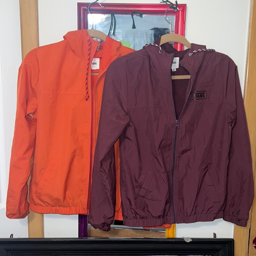 2 vans windbreakers
